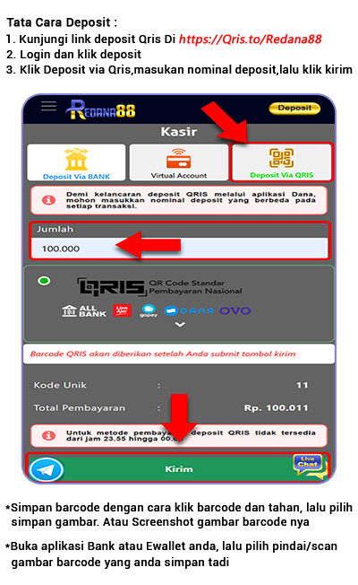 Deposit Melalui QRIS: Praktis, Cepat, dan Aman